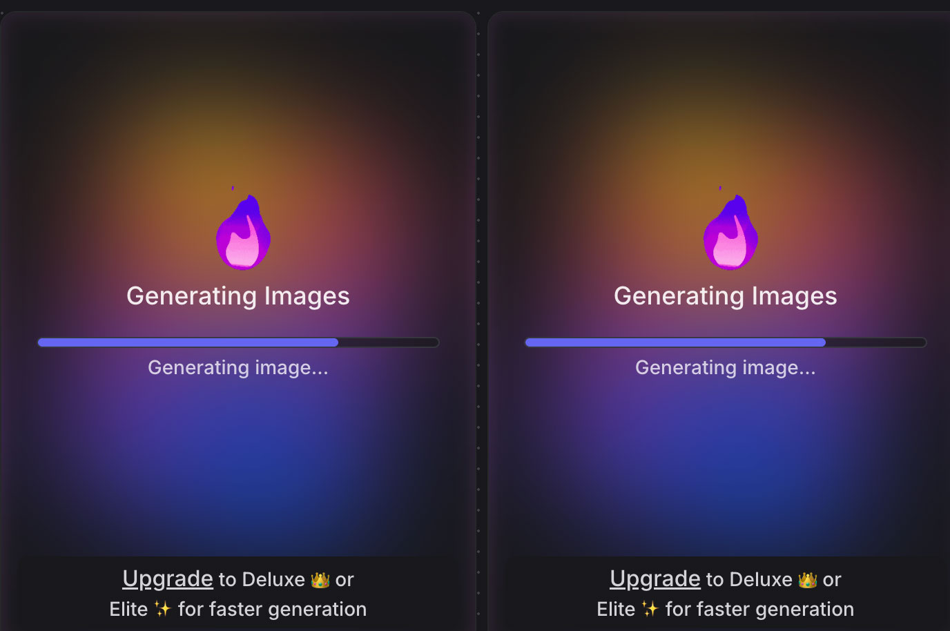 Image from the GirlfriendGPT website as it is generating a new character image
